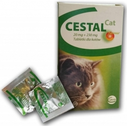 Cestal Cat Flavour Tabletka na odrobaczenie dla kotów