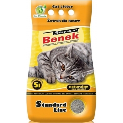 Benek Economy super Żwirek bentonit dla kota 5L zbrylający standard