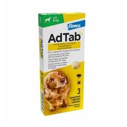 Adtab tabletka na pchły kleszcze dla psa 11-22 kg smakowa