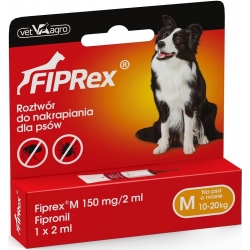 FIPREX 150mg/  2ml dla psa M od 10 kg do 20 kg