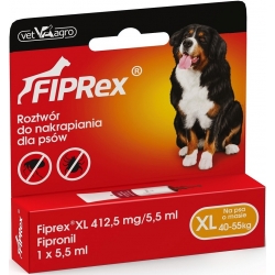 FIPREX 75 XL 5,5ML dla psa od 40 kg do 55 kg XL