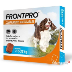 Frontpro Tabletka 1 sztuka dla psa smakowa na pchły i kleszcze 10-25 kg