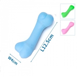 Zabawka gryzak dla szczeniąt kość 12,5 cm 3 kolory