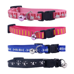 Obroża dla kota 20-30 cm z dzwoneczkiem mix kolor