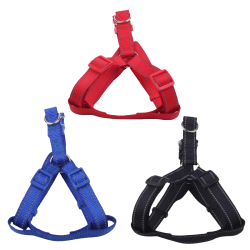 Szelki z odblaskiem rozmiar S mocne 3 kolory 30-50 cm regulowane