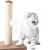 Drapak sizal słupek z zabawką beżowy